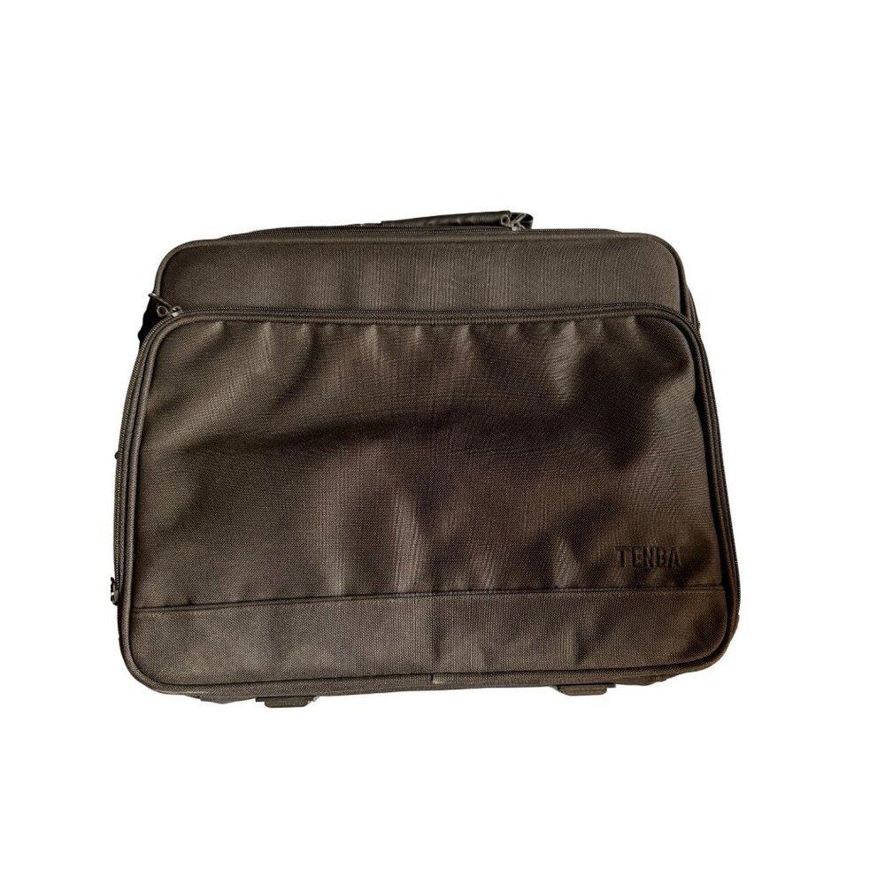 Tenba Black Nylon Camera/Laptop Carrying Case With Compartments & Straps